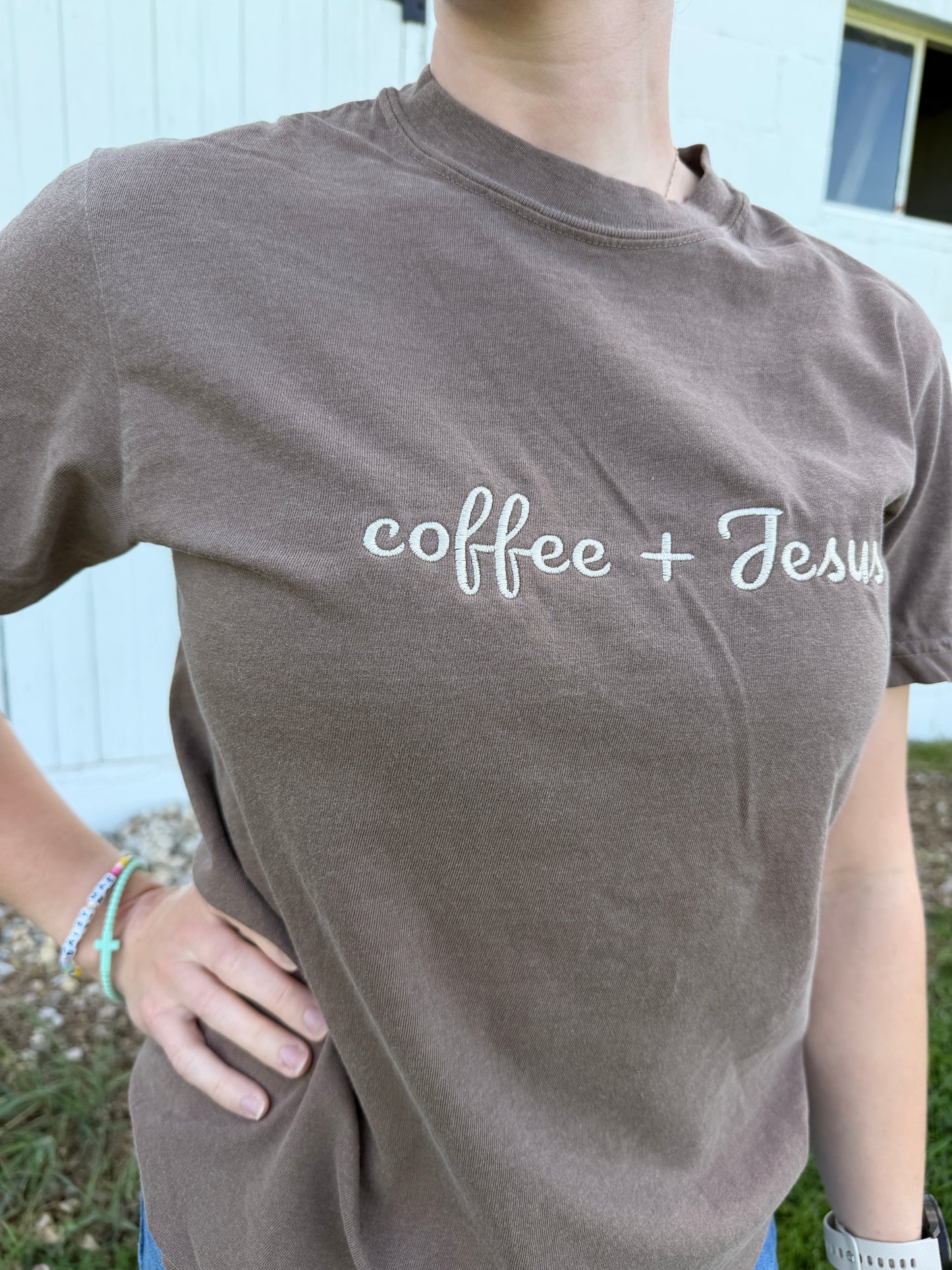 Coffee + Jesus Tee