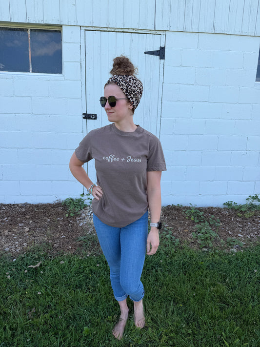Coffee + Jesus Tee